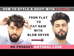 How to style Men's hair for volume in 2022.