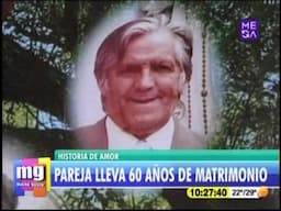 Pareja lleva 60 años de amor se casa por tercera vez