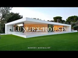 Sculpted Simplicity: The Art of Modern Minimalist Luxury House