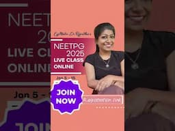 NEETPG2025 Ophthal Live classes with Dr.Rajarathna Thangavel