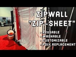 Zipwall's ZIP-SHEET Dust Containment Wall Panels