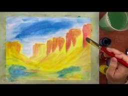 Free Waldorf Painting Lesson: 4th Grade | Wet On Wet | Simply Waldorf