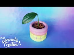 Watch Me Eco Resin #4 | Rainbow Planter | Seriously Creative