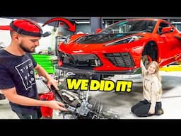 Final Re-Assembly of Her TOTALED Dream Car Build!!