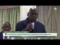 MESSAGE DOMINICAL DE PAPA ANDRE MBENZA KIANGANI DU 26 JANVIER 2025 A NKAMBA LA NOUVELLE JERUSALEM