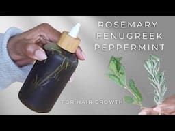 DIY Herbal Infused Oil for fast Hair Growth.