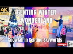 GENTING WINTER WONDERLAND | Christmas Celebrations in Genting Skyworlds | Snowfall in Genting