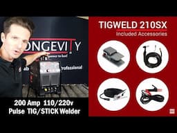 LONGEVITY TIGWELD 210SX AC DC TIG WELDER WITH STICK - Unboxing - Review - Overview