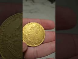 Una #Moneda de #oro 8 escudos