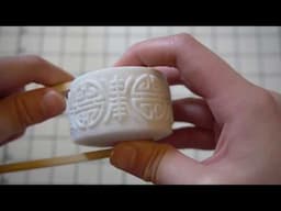 Patterned Clay - Experimenting with Bambootools Pottery Roller Stamps