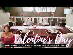 How to Decorate a DinningRoom for Valentine's Day 💕Valentine's Day Decorating Ideas💞DECORATE WITH ME