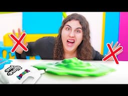 Make slime with only your mouth (no hands)