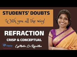 REFRACTION Question Explained - Crisp & Conceptual - Dr.Rajarathna Thangavel EyeMentor