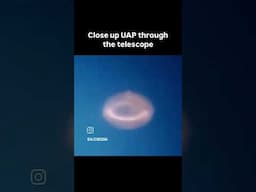 UAP captured on a Telescope #shorts