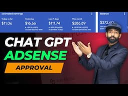 Google AdSense Approval with ChatGpt || COPY PASTE AdSense Approval