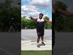 T'Mond Johnson Shot Put Progression