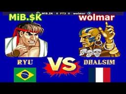 Street Fighter II': Hyper Fighting - MiB.$K vs wolmar FT3