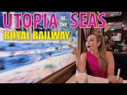 We Took a TRAIN on a CRUISE! Utopia of the Seas Royal Railway | Cruise Vlog