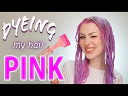 DYEING MY HAIR PINK... or LAVENDER? 🩷  and talking about stress 😮‍💨