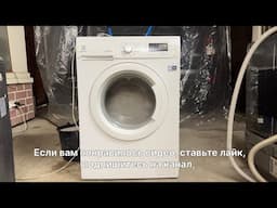 Ремонт стиральной машины Electrolux на 6кг. Распил бака. Замена подшипников барабана. Покраска.