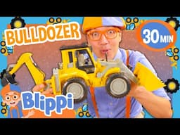 Blippi Bulldozer Song + More Blippi Kids Songs | Preschool Learning | Learn ABCs & 123s