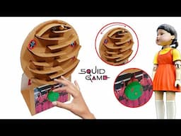 AMAZING‼️This Guy Make a SQUID GAME Toys || DIY Rolling Ball Maze Game Show