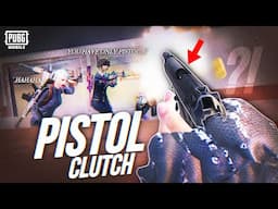 1vs4 CLUTCH with PISTOL FULL AUTO😱 - PUBG MOBILE | SOLO vs SQUADS