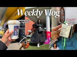 Weekly Vlog | Getting My Life Together, Home Improvements, Baby Shower, Content BTS, Chats & More