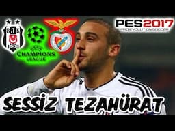 BEŞİKTAŞ-BENFICA SESSİZ TEZAHÜRAT | ŞAMPİYONLAR LİGİ MAÇI  PES 2017