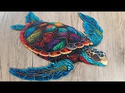 Turtle Jigsaw Puzzle Wooden Tortoise puzzlegame