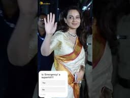 Kangana Ranaut enjoys the success of ‘Emergency’ as she attends the film’s screening #shorts