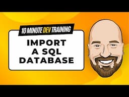 Import A SQL Database In Visual Studio and Refactor It