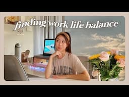 struggling to find work-life balance (esp when your job is your passion)