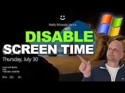 HOW TO DISABLE SCREEN TIME IN WINDOWS 11