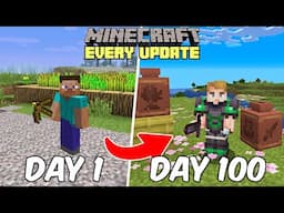 I Survived 100 Days in Minecraft, But it Updates Every Day