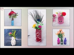 Best Out of Waste Plastic Bottle Craft || DIY Room Decor Project