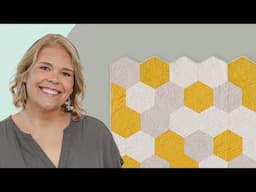 Quilting 101: How to Use the MSQC Hexagon Templates to Cut and Sew Hexagon Projects with Y Seams