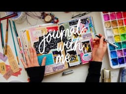 junk journal with me ✿✿ finishing my journal