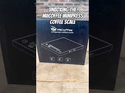 Unboxing The MiiCoffee Minipress Coffee Scale #coffee #baristalife #shorts