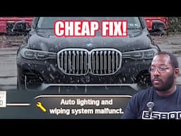 How to Fix "Auto Lighting and Wiping System Malfunction" for Cheap(er)