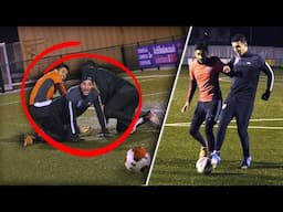 THREE LEGGED FOOTBALL CHALLENGE *INJURY*