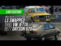 LS Swapped VW Jetta and Datsun 620 Take on Holley LS Fest