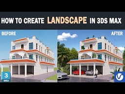 How to Create Landscape in 3ds max ,using of cosmos Browser in 3ds max