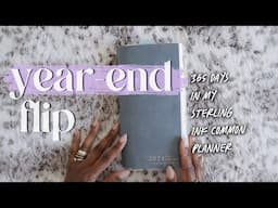 2024 Planner Flip | Full year in my Sterling Ink Common Planner