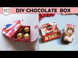 DIY Chocolate Box | Heart Chocolate Box | Valentine's Day Gift | DIY Gift box |  @VENTUNOART