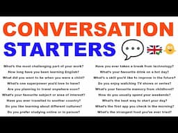 100 Conversation Starters in English: Talk Confidently Anytime!