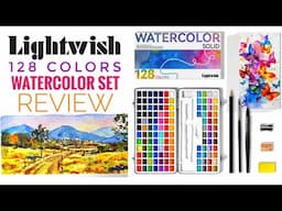 The Biggest Watercolor Set! 128 Colors by Lightwish Review