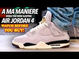 BEFORE You BUY...Air Jordan 4 A Ma Maniere While You Were Sleeping ON FEET REVIEW! Worth The Hype?