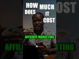 How much it costs to start affiliate marketing