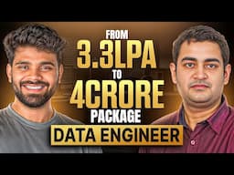 3.3LPA in Cognizant to 4Crore Package | Data Engineer